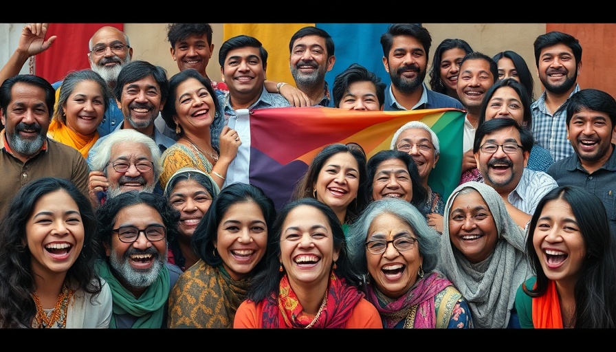 Diverse group collage representing culture and tradition in a vibrant style.