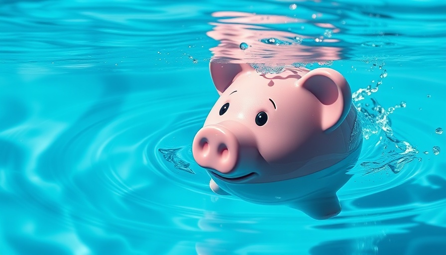 Piggy bank underwater with worried expression; What is going on with cannabis?