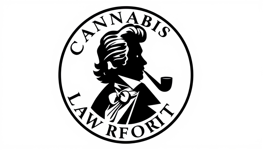 Cannabis Law Report logo with barrister silhouette for CBD food product authorisations.