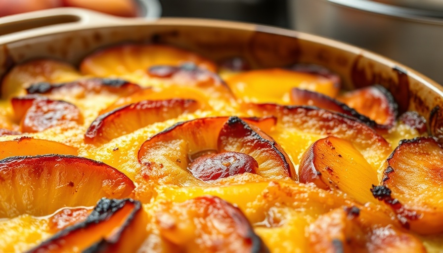 Peach Gratin Recipe: Savory dish with caramelized crust.