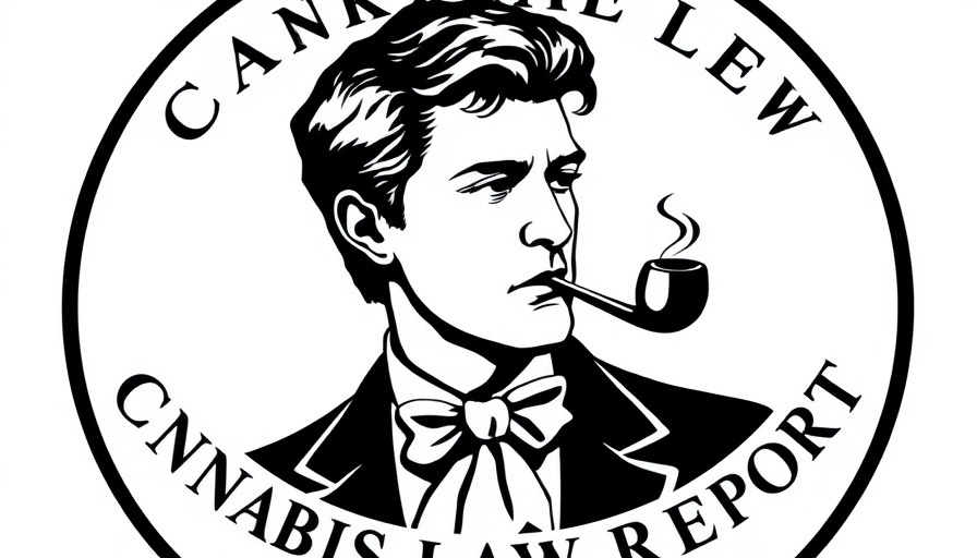 Cannabis Law Report logo featuring silhouette smoking.