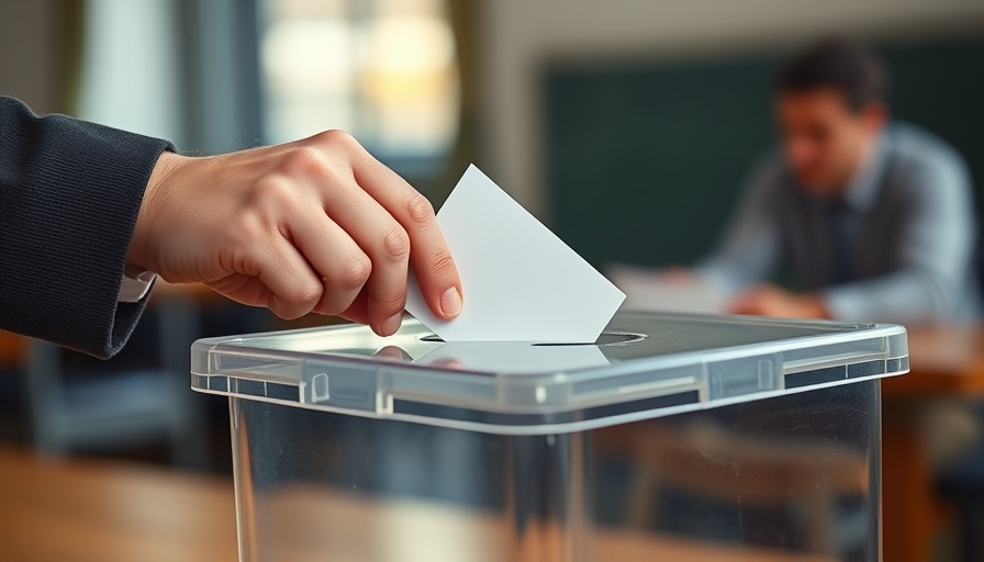 Hand casting vote in ballot box, end adult-use marijuana in Massachusetts election.