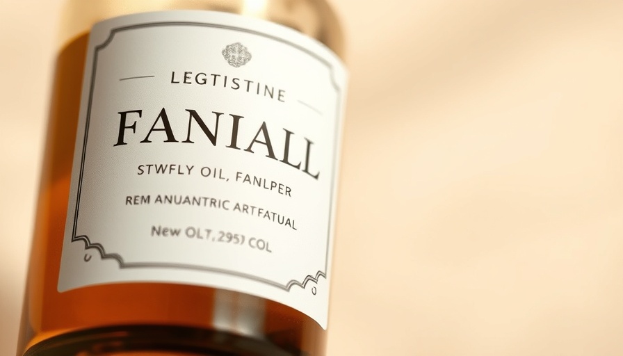 Carrot & Stick facial oil bottle with bokeh background.