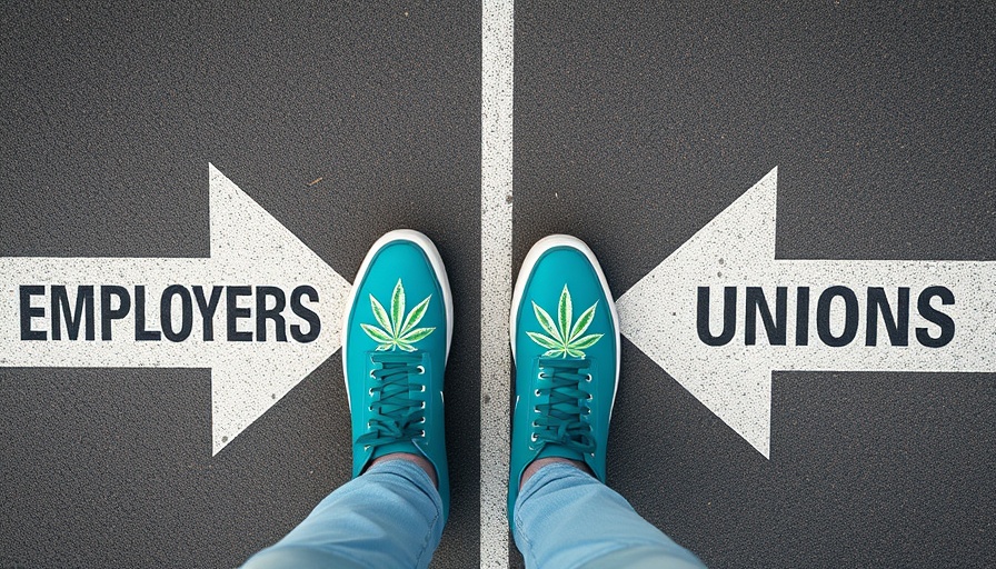 Cannabis-themed sneakers at a crossroads between employers and unions.