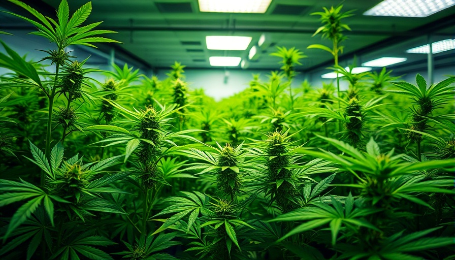 Indoor cultivation of thriving cannabis plants in Colorado