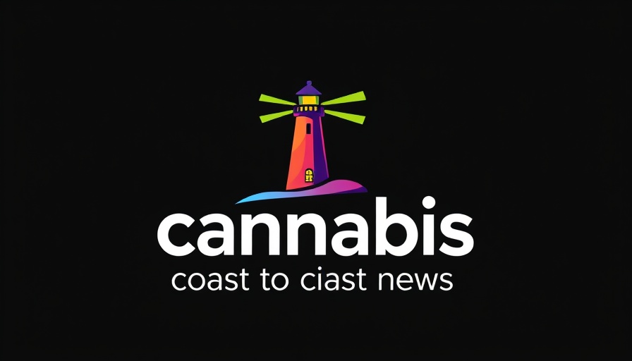 Stylized lighthouse logo for cannabis news.