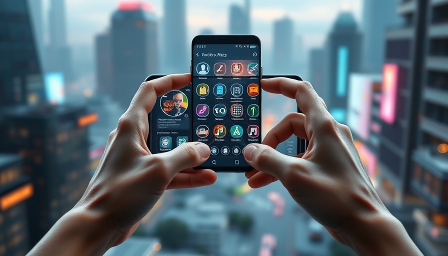 Futuristic smartphone holographic display technology