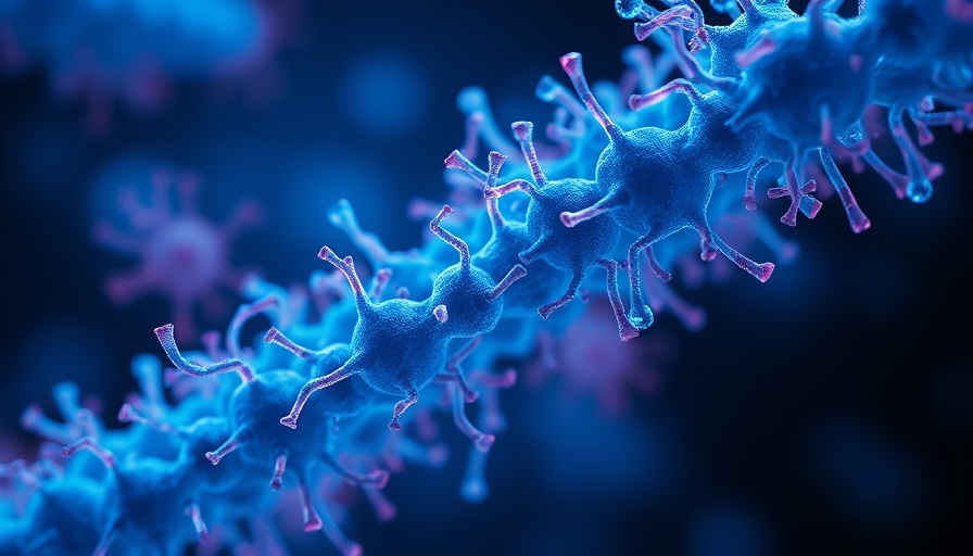 Microscopic view of bacteria and bacteriophages, rise of resistant bacteria.