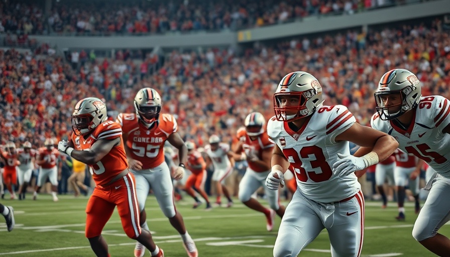 Clemson football team players in intense game action, showcasing season struggles.