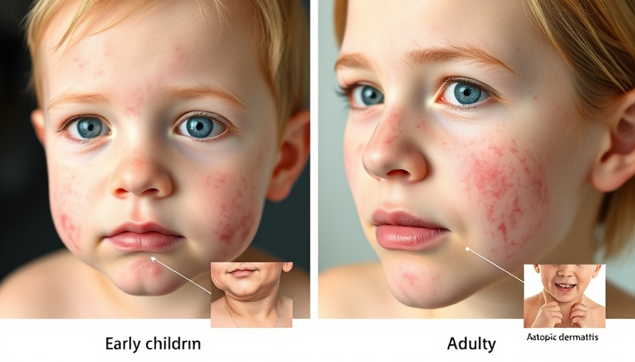 Clinical progression of habitual scratching in atopic dermatitis from childhood to adulthood.