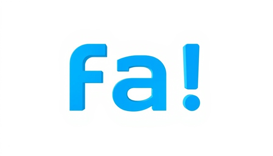 Minimalist blue typography on neutral background.