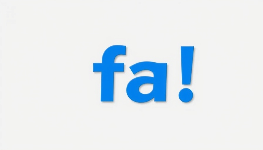 Stylized 'fa!' text in blue on white background.