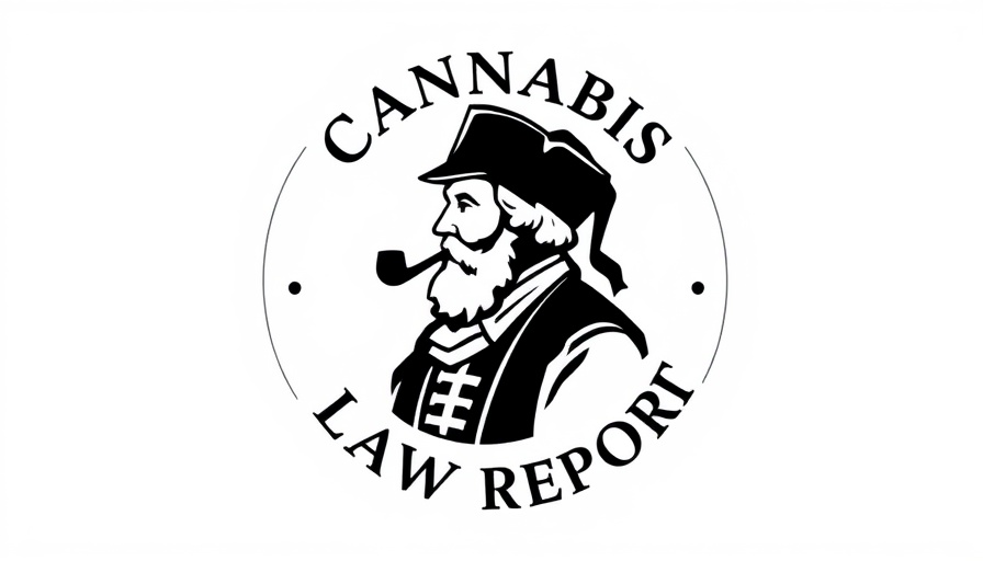 Cannabis Law Report logo featuring silhouette of a figure with a pipe.