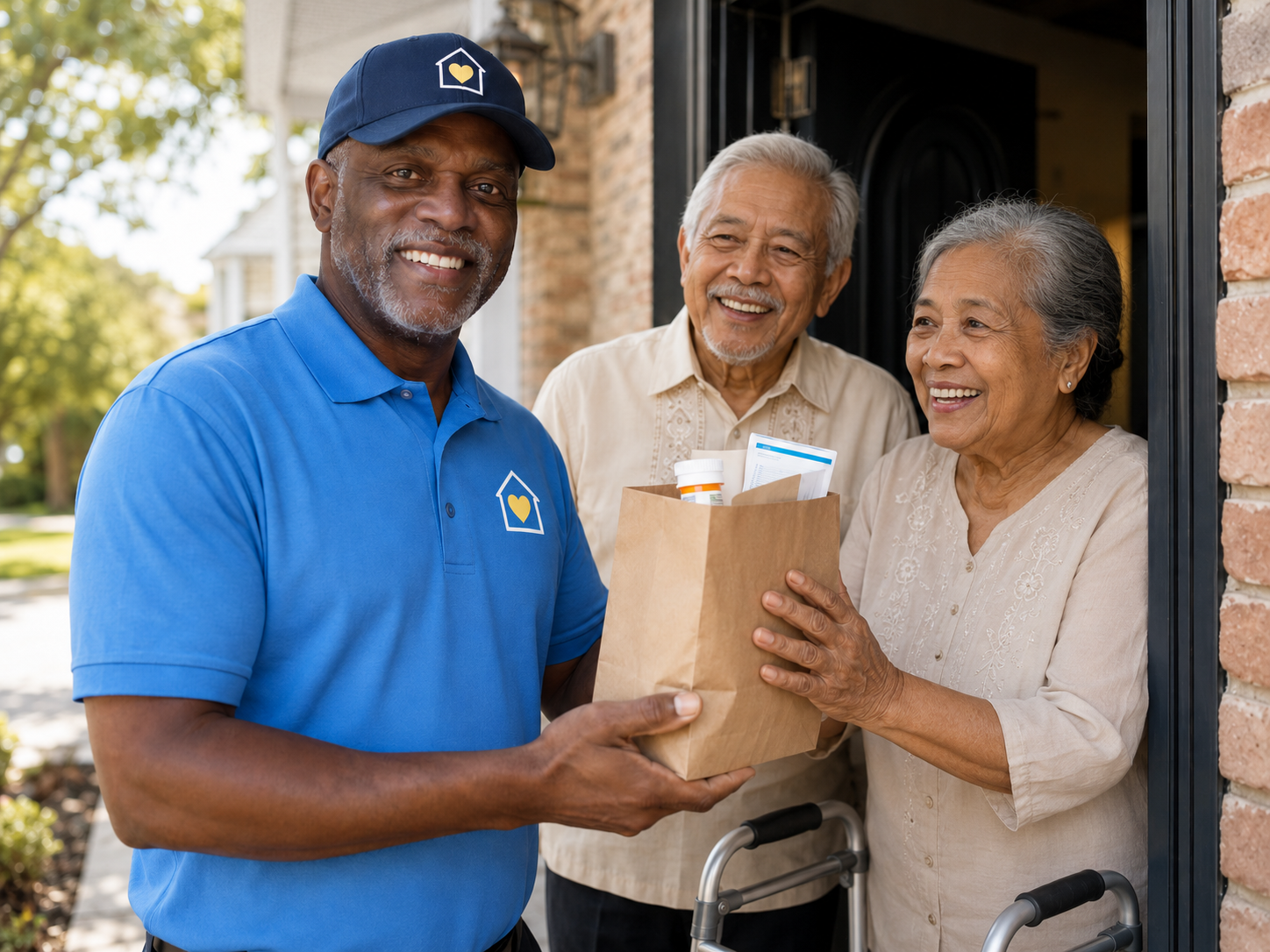 stockton senior errand and courier service mailing packages at the post office for a senior client