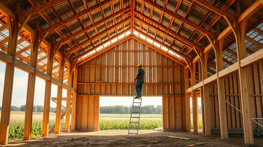 Construction site illustrating hidden costs of low-bid builders with open frame structure.