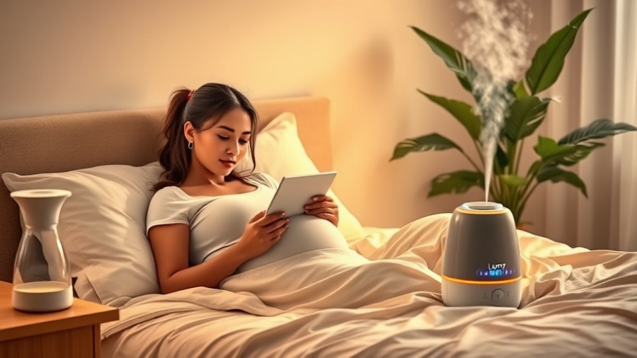 Levoit Ultrasonic Cool-Mist Humidifier in serene bedroom setting.