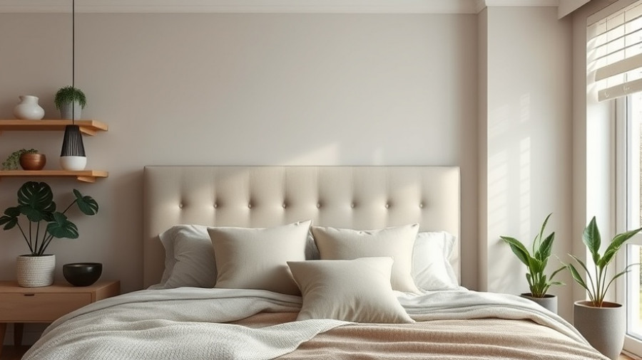 Modern bedroom showcasing the importance of headboards in design.