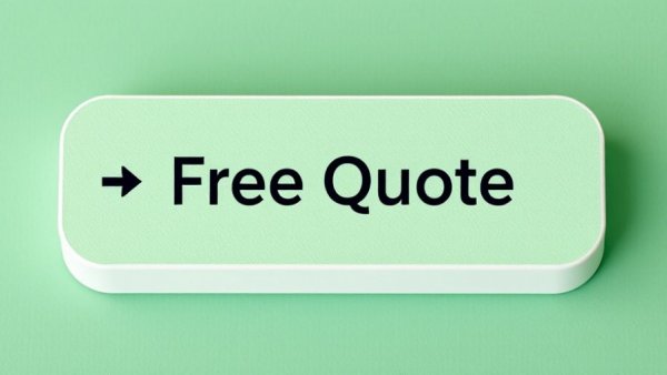 Minimalistic 'Free Quote' button in green for Home Addition Pembroke MA