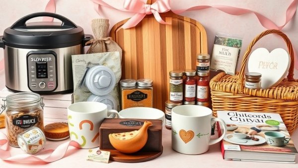 Gift guide for foodies featuring cooking and novelty items.