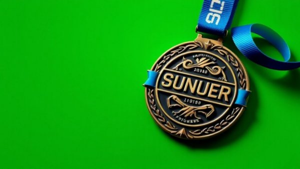 Conqueror Virtual Challenges medal and logo on green background.