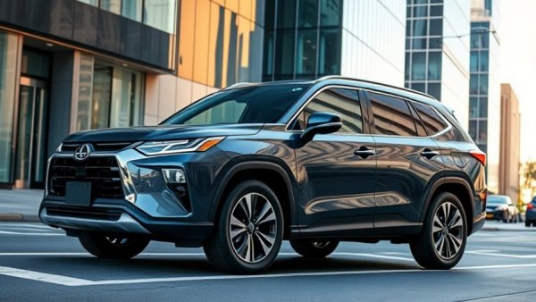 2025 bestselling cars - sleek modern SUV on a city street.