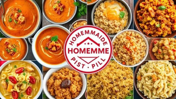 Weekly Meal Prep ideas in a colorful collage of homemade dishes.