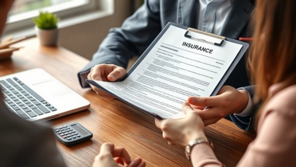 Professional agent explains insurance policy in office, 'Cut Your Insurance Bill'.