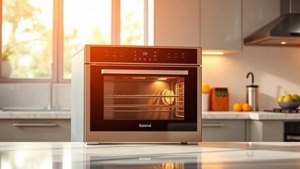 Smart Oven Technology in a modern kitchen setting