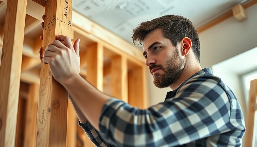 DIYer installing drywall, avoiding common mistakes in construction.