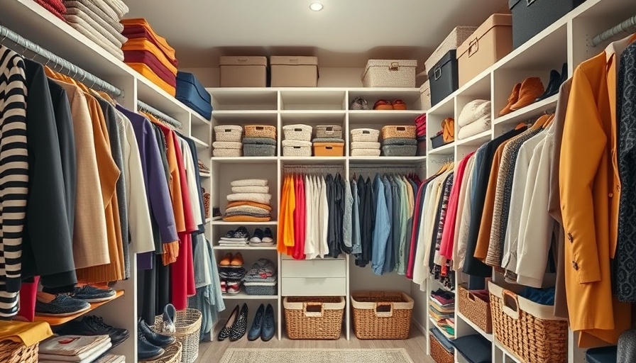 Clever Closet Storage Hacks in a well-organized closet.