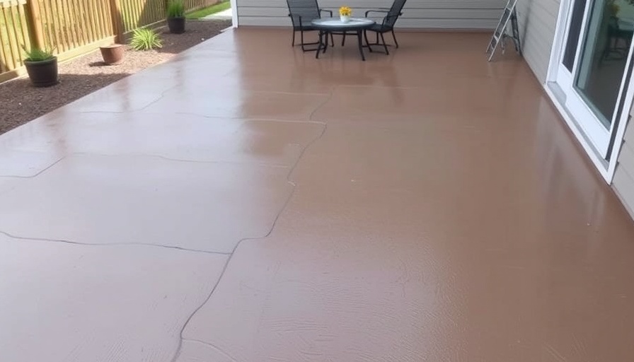 Painting and Staining a Concrete Patio