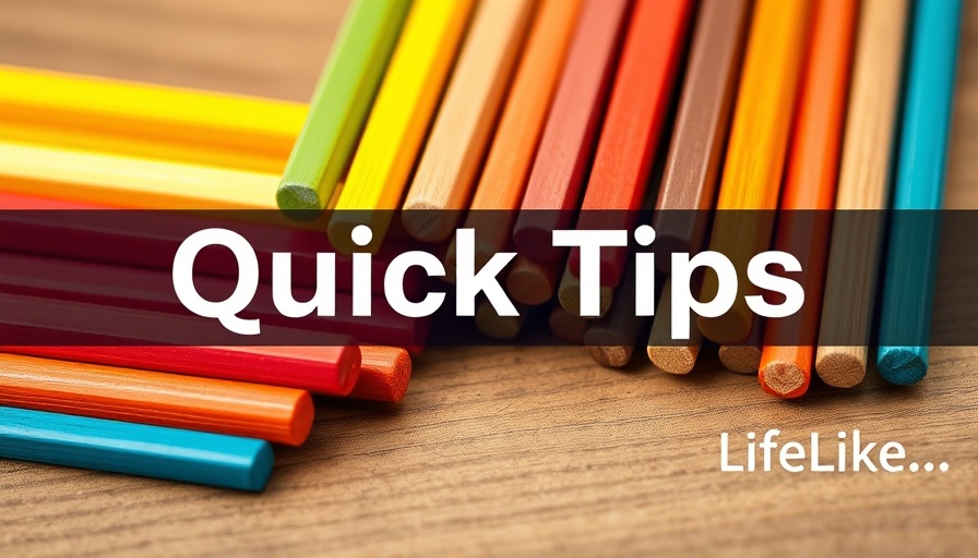 Colorful sticks labeled 'Quick Tips' for Home Automation Tips.