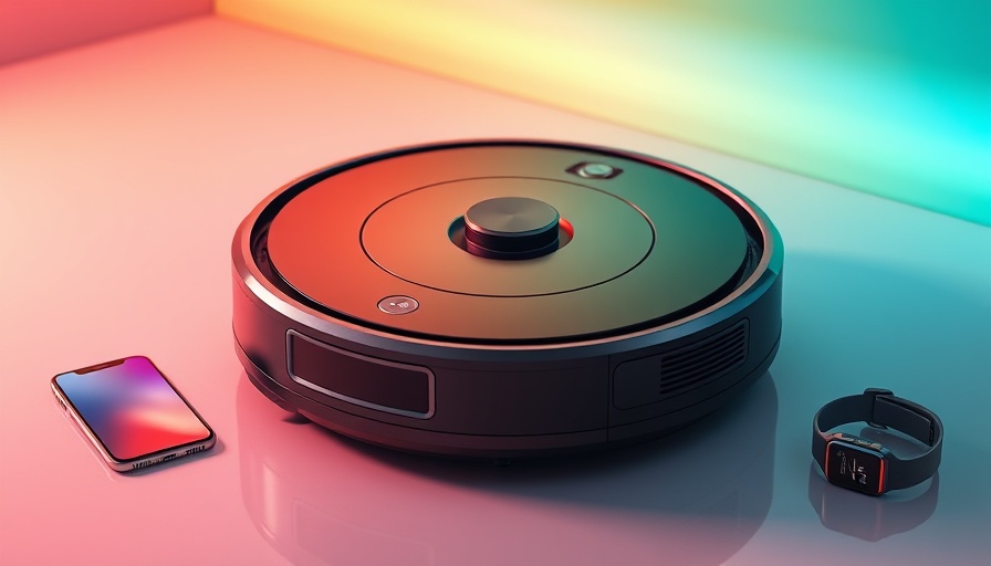Ecovacs Deebot X9 Pro Omni Robot Vacuum with phone and watch.