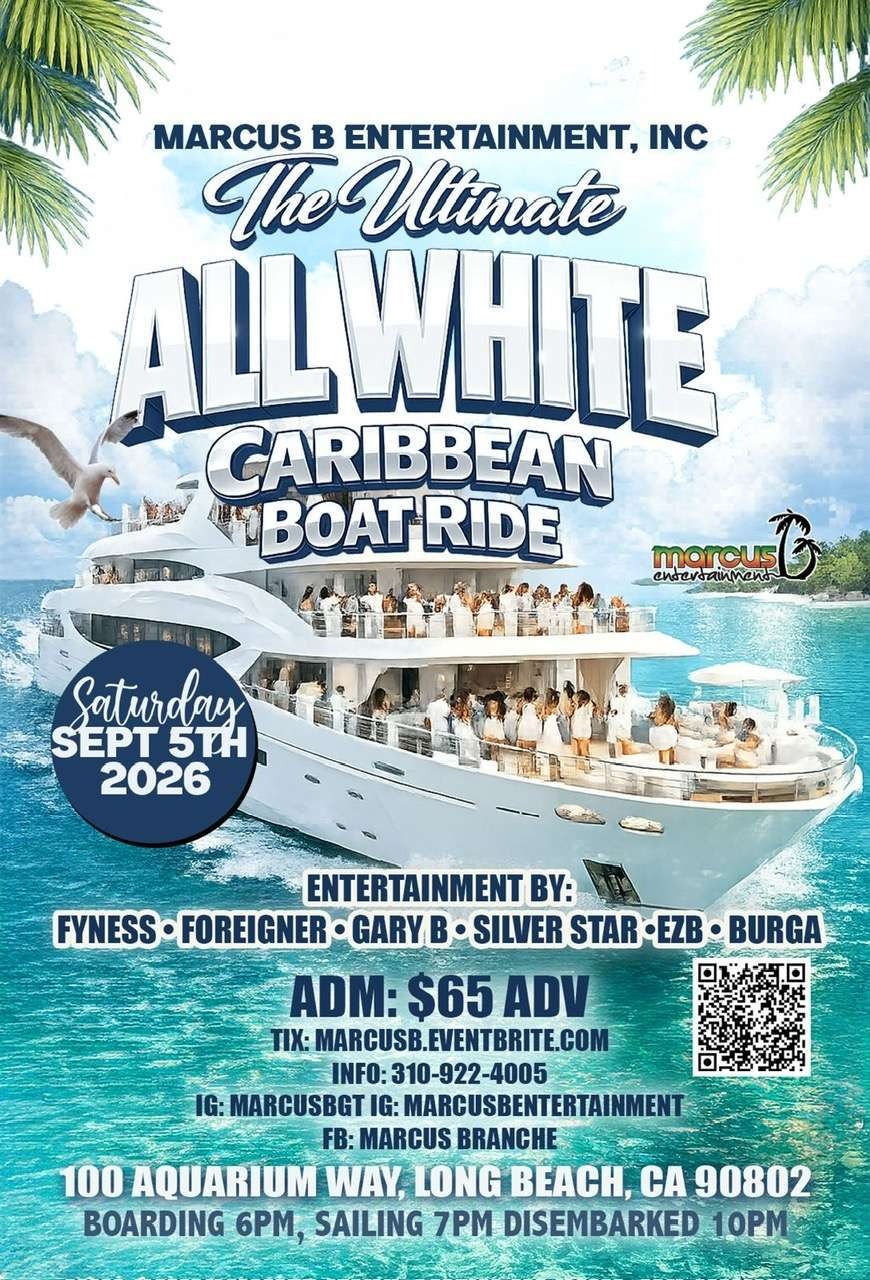 All White Caribbean Boatride
