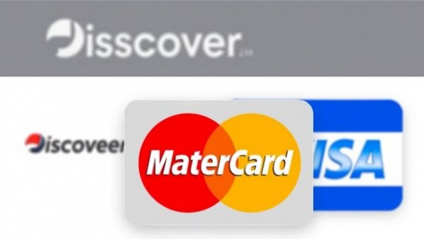Credit card logos: Discover, MasterCard, Visa