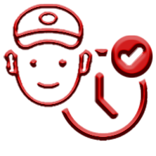 Anderson Heating & Cooling fast friendly on time service icon
