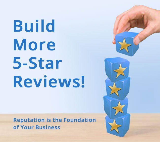building five star reviews for medical providers.