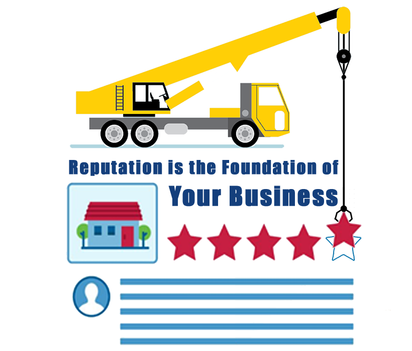 building five star reviews for home services companies.