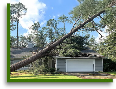 Storm-downed tree in Las Vegas residential neighborhood to be removed by Vegas Tree Pros