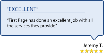 Review: First Page has done an excellent job with all the services they provide.