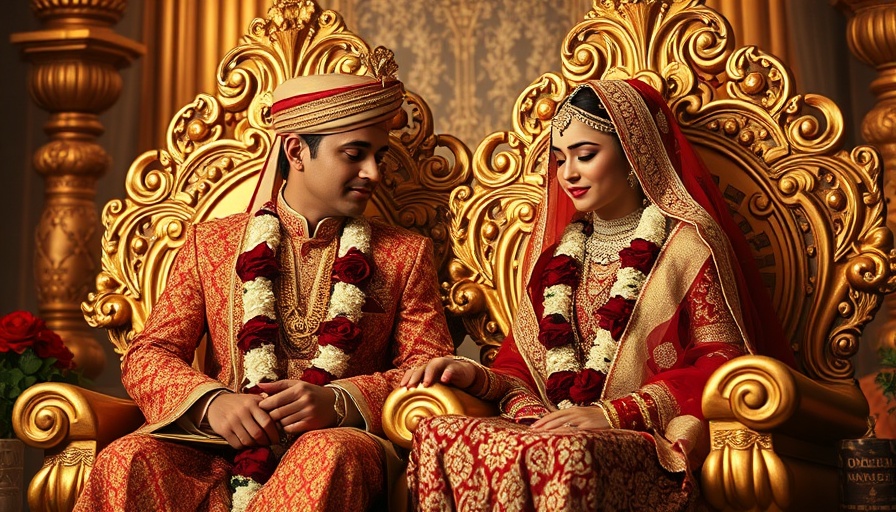 Lavish traditional wedding in ornate venue