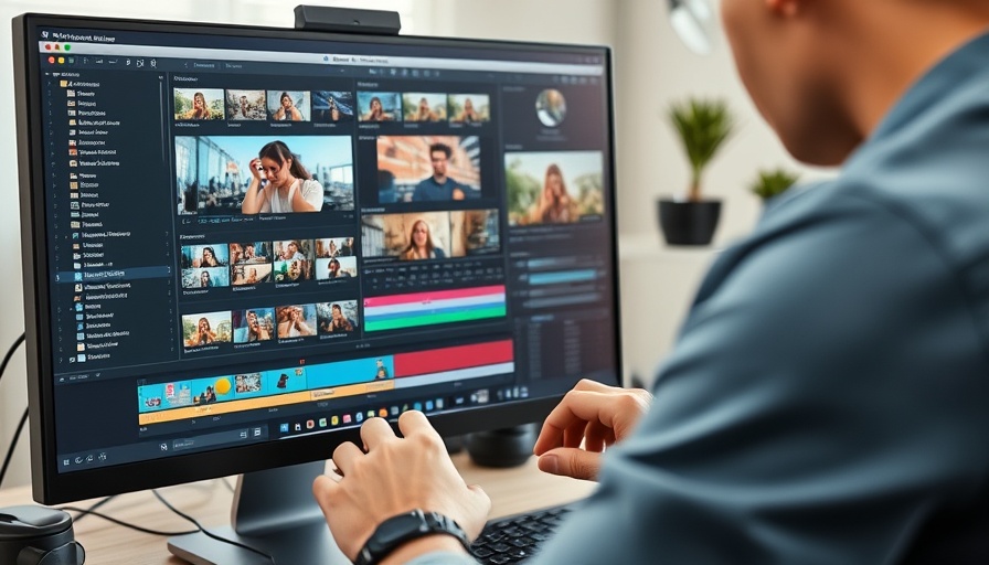 Person editing video on CapCut web interface, focused and engaging.