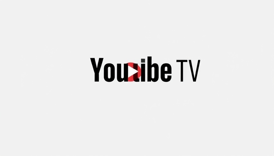 YouTube TV logo on gray background, ideal for best AI for real estate video.