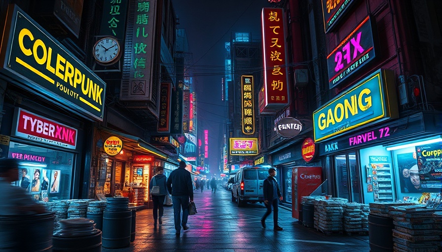 Cyberpunk market