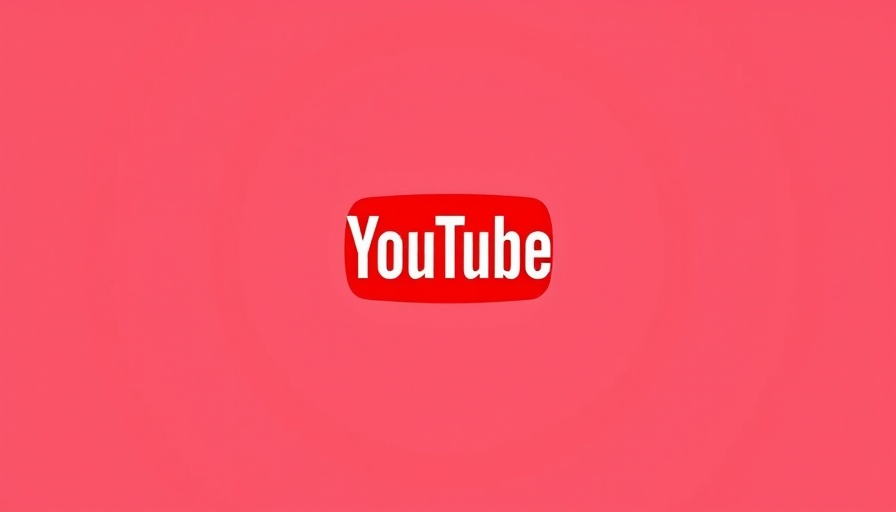 Bright red YouTube logo symbolizing Free AI Video Generator Tool.