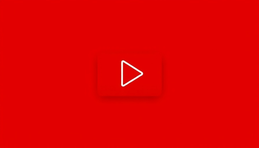 Sora 2 Video Creation Tool illustration with red and white play button design.