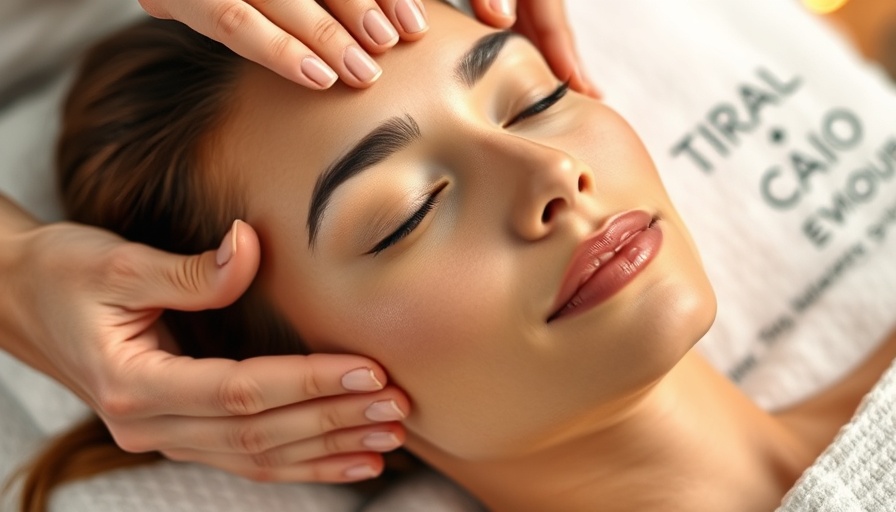 Skincare treatment illustrating skin fatigue causes, woman relaxing.