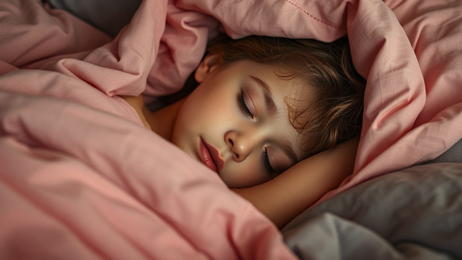 Youth experiencing sleep disorders, resting in bed.