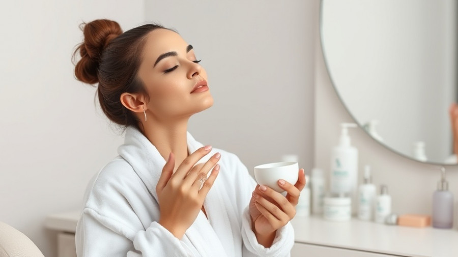 Woman practicing Diwali skincare tips for clear skin.