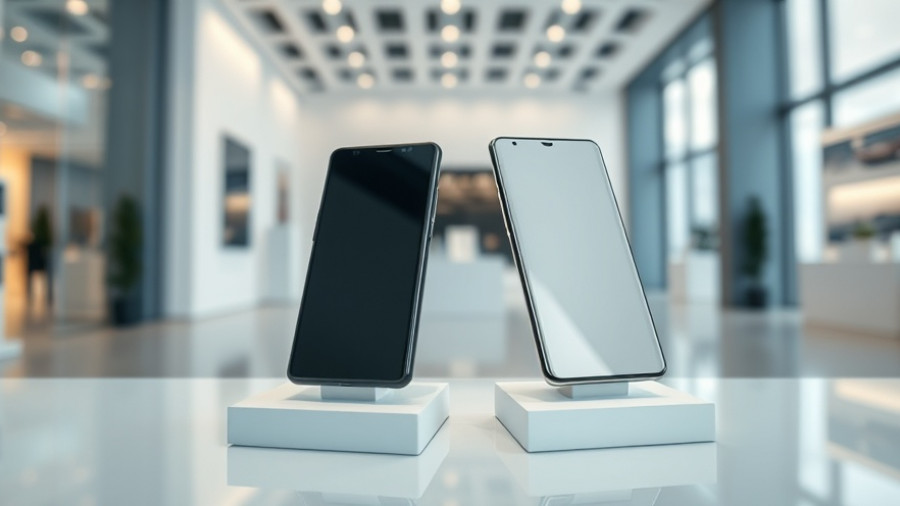 Samsung Galaxy S26 Edge phones on display in modern showroom.